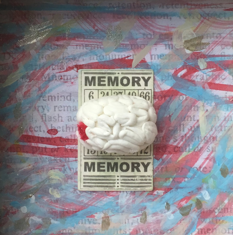 'Memory' Framed sculpture by Julie Clark